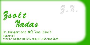 zsolt nadas business card